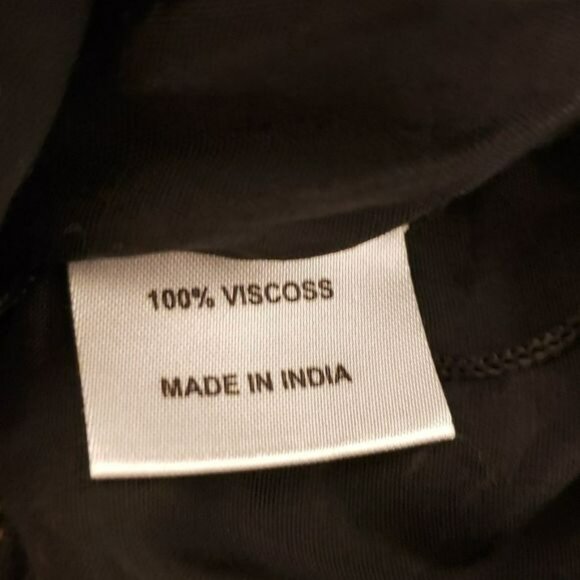 In Luv Boho Shabby Chic Fringe Sleeveless Tank Top Black Women Medium M NWT - Picture 12 of 13